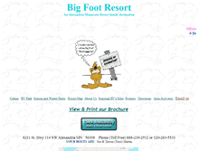 Tablet Screenshot of bigfootresort.com